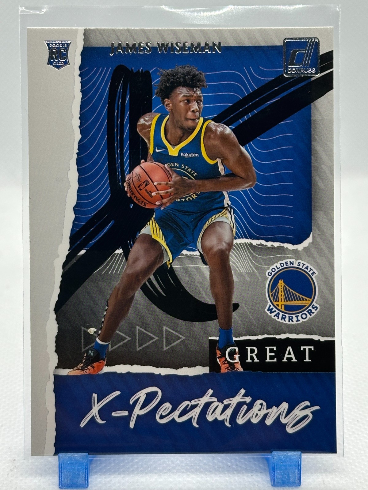 James Wiseman 2020-21 Panini Donruss - Great X-Pectations #2 (RC) - Warriors
