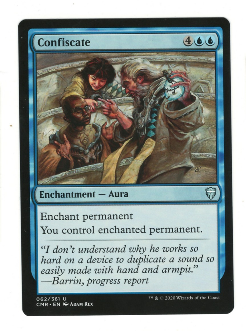 MTG Confiscate 62 Uncommon Commander Legends Magic The Gathering