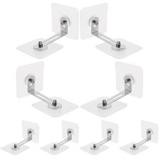 Silver Furniture Anti Tip Anchor Kit 8Pcs Reusable Acrylic Stainless Steel