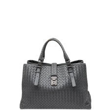 Bottega Veneta Large Roma Tote Bag Lambskin Intrecciato Nappa jj041426a2
