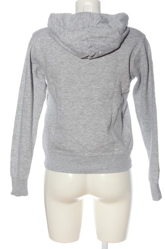 H&M Sudadera con capucha Mujeres Talla EU 34 gris claro-marrón look casual - Imagen 5 de 5
