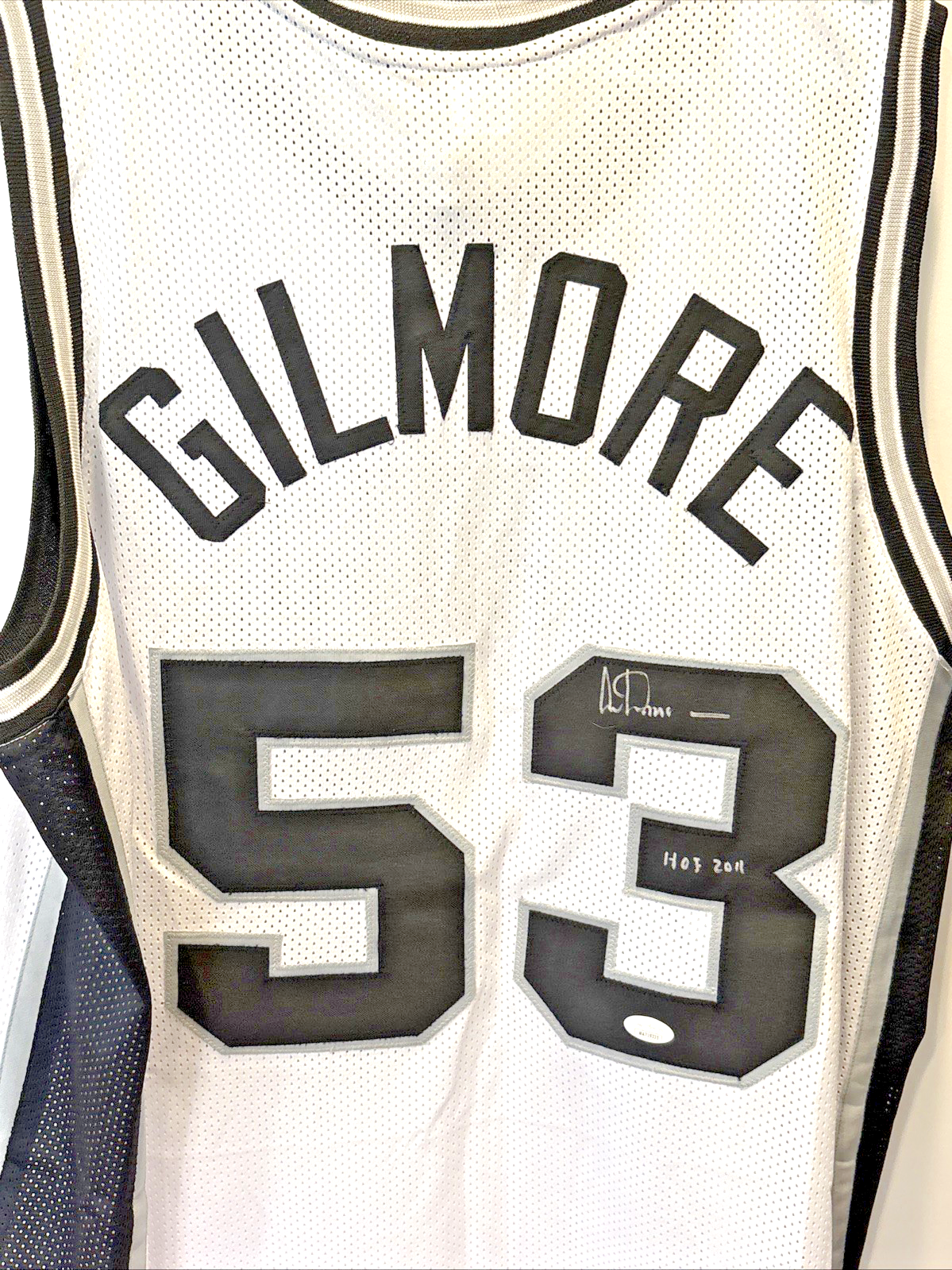 Artis Gilmore Autographed Signed San Antonio Spurs Spurs Jersey JSA Certified Inscribed W/ COA 