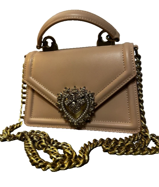 Bolso Dolce & Gabbana Devotion - Cuero Acolchado Rosa, Excelente Estado Foto 3 de 4