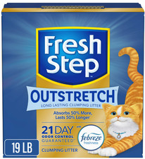 Outstretch Long Lasting Concentrated Clumping Cat Litter with Febreze Freshness