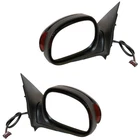 For F150 Pickup Truck Rear View Door Mirror Power Black w/Turn Signal SET PAIR