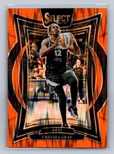 2025 Panini Select WNBA #8 Chelsea Gray Orange Flash Prizms