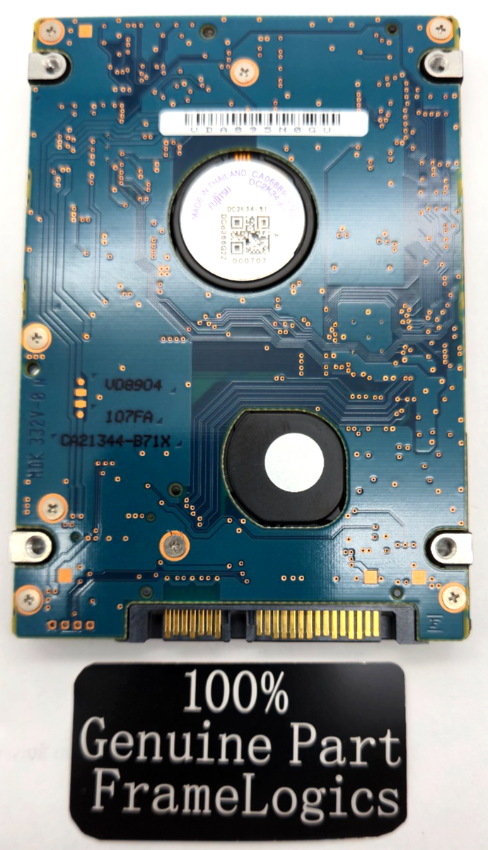Fujitsu MHZ2160BH G2 160GB Sata Hard Drive Working & Wiped Clean