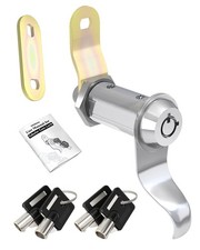 RV Storage Door Lock 1 Pack 1-1/2 inch with 4 Keyed Alike Keys for Camper