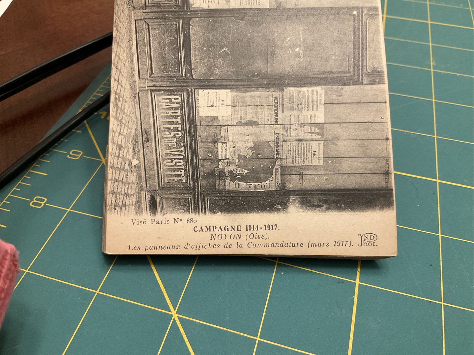 Noyon & La Region Vintage France Postcard Book Black & White Photos Detachable