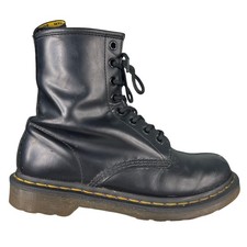 Dr. Martens Women s Black Patent Leather Combat Boots Size US 7