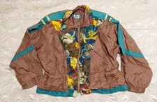 Vintage River Edge RE Sport 80s Jacket Windbreaker Sz L Medieval Theme
