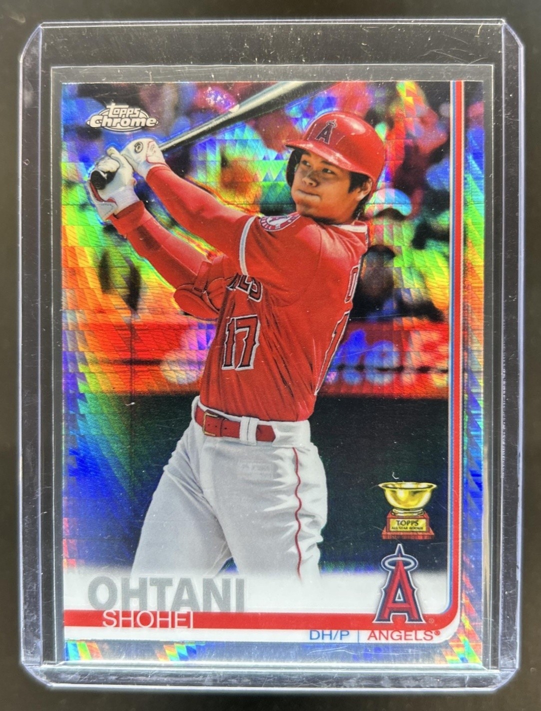 2019 Topps Chrome Shohei Ohtani Prism Refractor #1 Angels