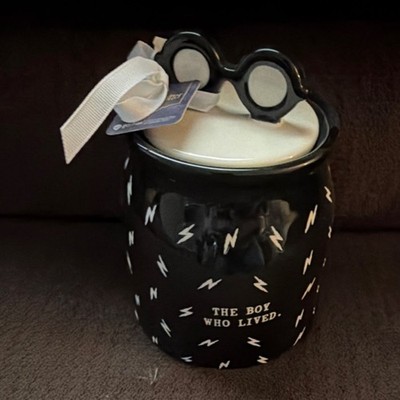 Rae Dunn Harry Potter The Boy Who Lived Ceramic Cookie Jar with Lid