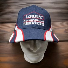 Lowes Commercial Services Hat Cap Adult OS Adjustable Strapback Blue