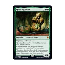 WOTC MtG Throne of Eldraine Questing Beast (MR) NM