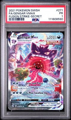 Gengar VMAX (Alternate Art Secret) 271/264 Swsh08: Fusion Strike