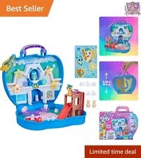 Mini World Magic Critter Corner Playset Buildable Scene with Figures for Kids