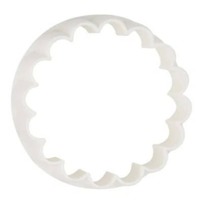 Coupeur Cookies Spitzbub Festonnée Plastique Avec 3 Espulsori 4 CM - Maiback - Photo 1/4