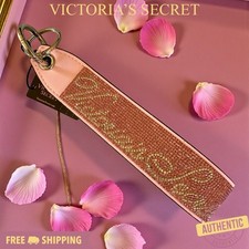 VICTORIA'S SECRET Pretty Blossom Wristlet Keychain with Bling Rhinestones - NEW