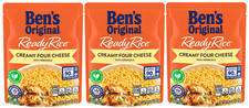 Ben's Original Ready Rice Creamy Four Cheese 3 Pack