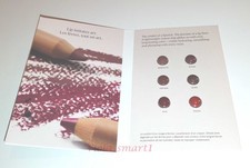 ILIA Lip Sketch Hydrating Crayon Sample Card 6 Samples/Pods 0.007oz/0.21g