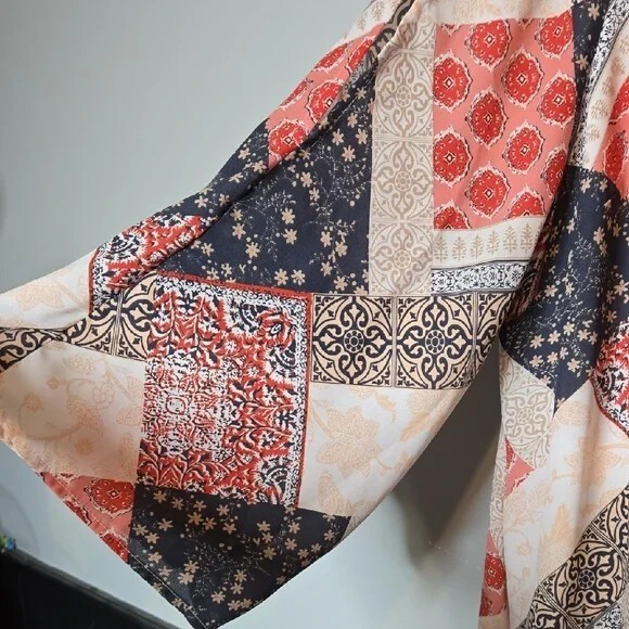 Luxology Patchwork Pattern Shift Dress, Women's S… - image 4