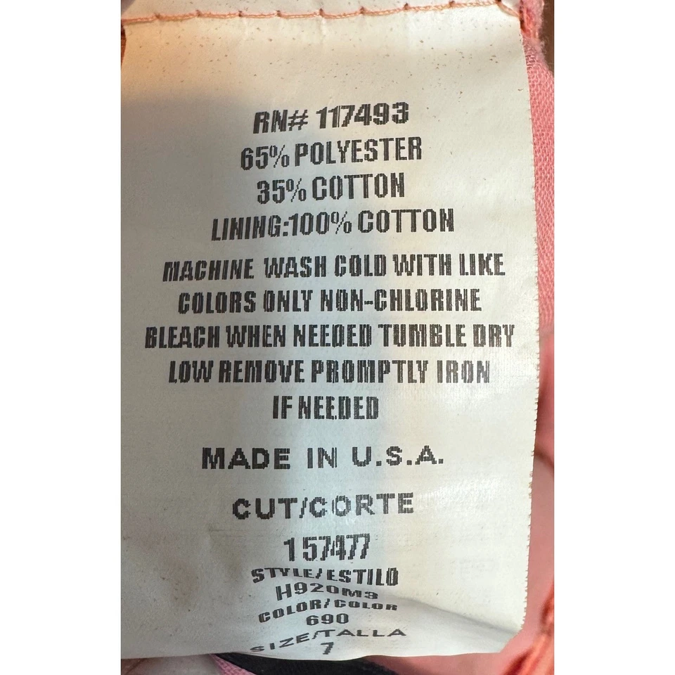 Vintage Y2K Pink Plaid Dress Love Tease Size 7 Embroidered Hem 2000s Coquette - Image 4 of 4