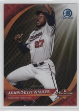 2016 Bowman Chrome 2015 AFL Fall Stars Gold Refractor 19/50 Adam Walker fm0