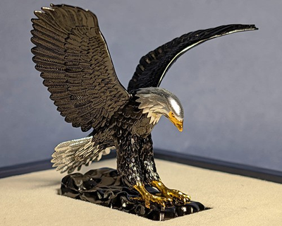 #ad #ad 2026 Samoa 3 Ounce Silver $5 3D American Eagle OGP COA STOCK $610.00