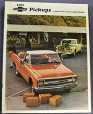 1969 Chevrolet Pickup Truck Brochure CST 4x4 Excellent Original 69 Not a Reprint