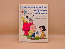 Charlie Browns Super Book Of Questions And Answers Hardcover 1976