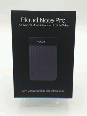 Plaud Note Pro AI Voice Recorder Note Taker PN0300 64GB Black Open Box 