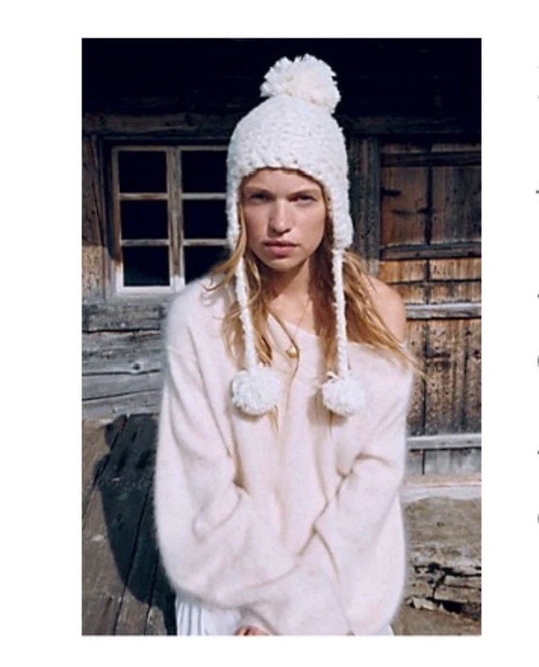 Free People Swiss Moss Pom Trapper hat - Image 2 of 2