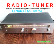 RADIO LENCO LT 550 TUNER RICEVITORE Stereo Hi Fi TESTATO FUNZIONA OK