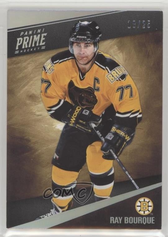 2011-12 Panini Prime Silver 18/25 Ray Bourque #5 HOF 1o3