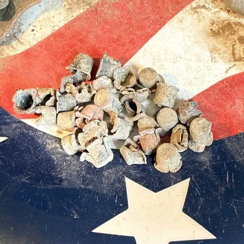 Pile Dug Civil War 💥 🇺🇸 💣 Caps Relics Brass