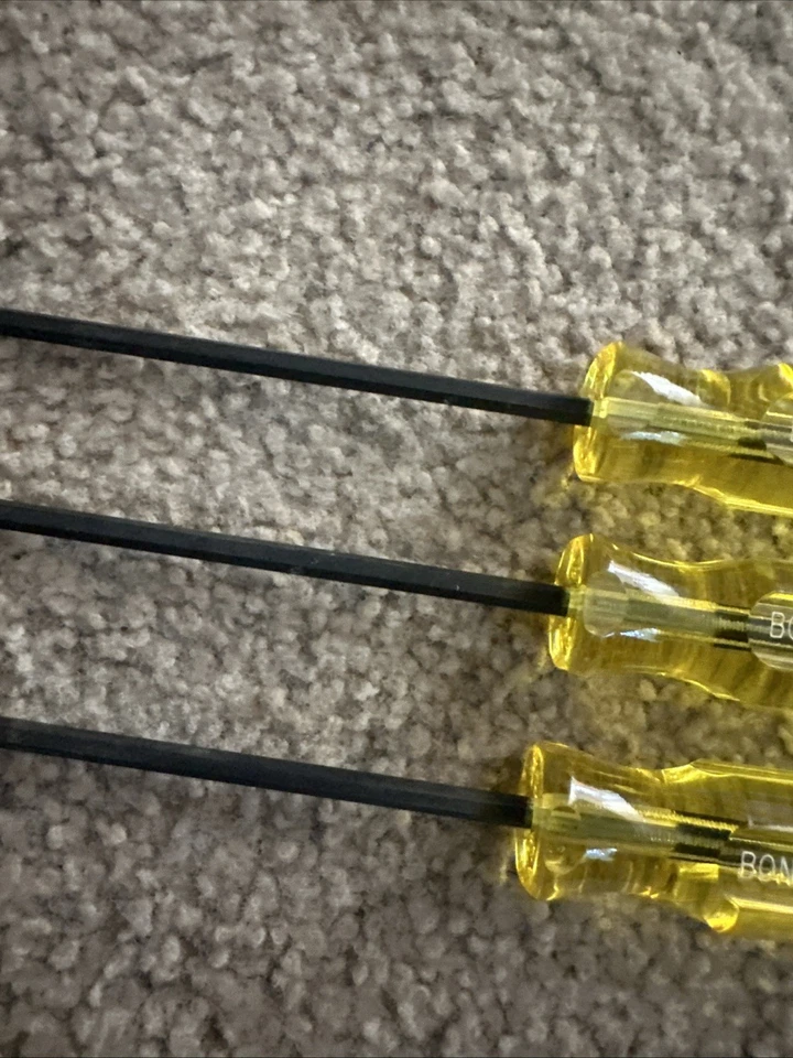 Qty:3 BONDHUS 9/64" BALL END HEX SCREW DRIVER 🇺🇸 USA Machinist Tool - Image 3 of 4