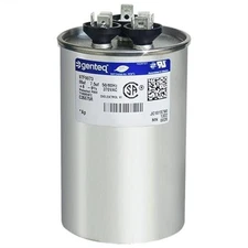 GE Genteq Capacitor 97F9973 55uf/7.5uf 370V