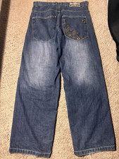Southpole Men s Blue Denim Jeans Relaxed Stra...