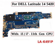 LA-K491P For DELL Latitude 14 5420 Laptop Motherboard i3 i5 i7 11th Gen CPU