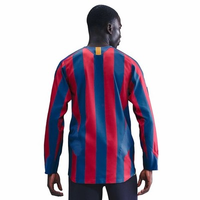 Nike FC Barcelona 2005/06 Reissue Home Jersey Size L Long Sleeve