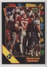 1991 Wild Card Draft 5 Stripe Mo Lewis #39 Rookie RC 7q2. rookie card picture