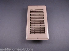 Mobile Home RV Parts Floor Register 4" x 8" Brown Metal Floor Vent Diffuser