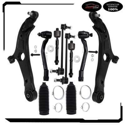 10Pcs For 2012-2015 Kia Optima Suspension Control Arm w Ball Joints Tie Rod End