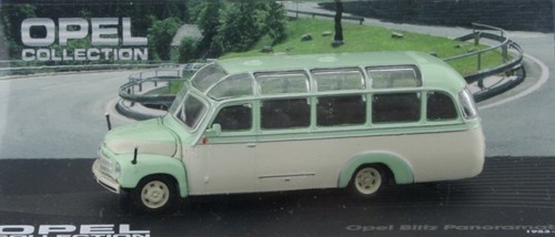 OPEL Blitz Panoramabus - 1953 - green / grey - Atlas 1:72 - Picture 2 of 6