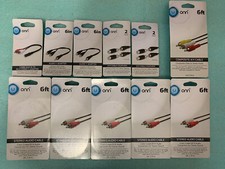 Wholesale Lot of 11 RCA Cables and Connectors