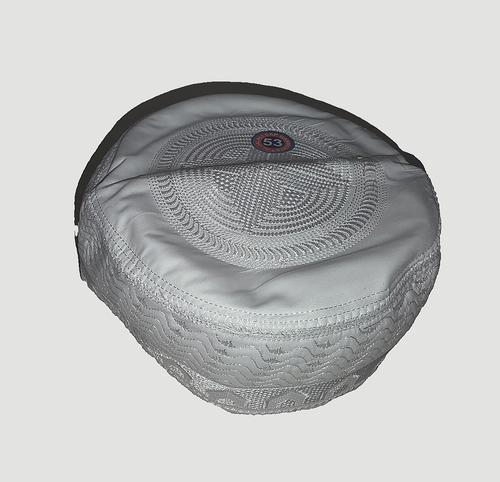Hats For Muslims | Islamic Hats | Tupi |  Kufi Head Wear Black and White | - Picture 5 of 5
