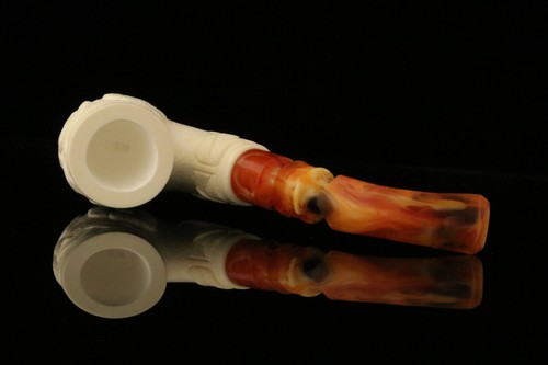 srv - Pegasus Block Meerschaum Pipe with custom case M2405 - Picture 3 of 8