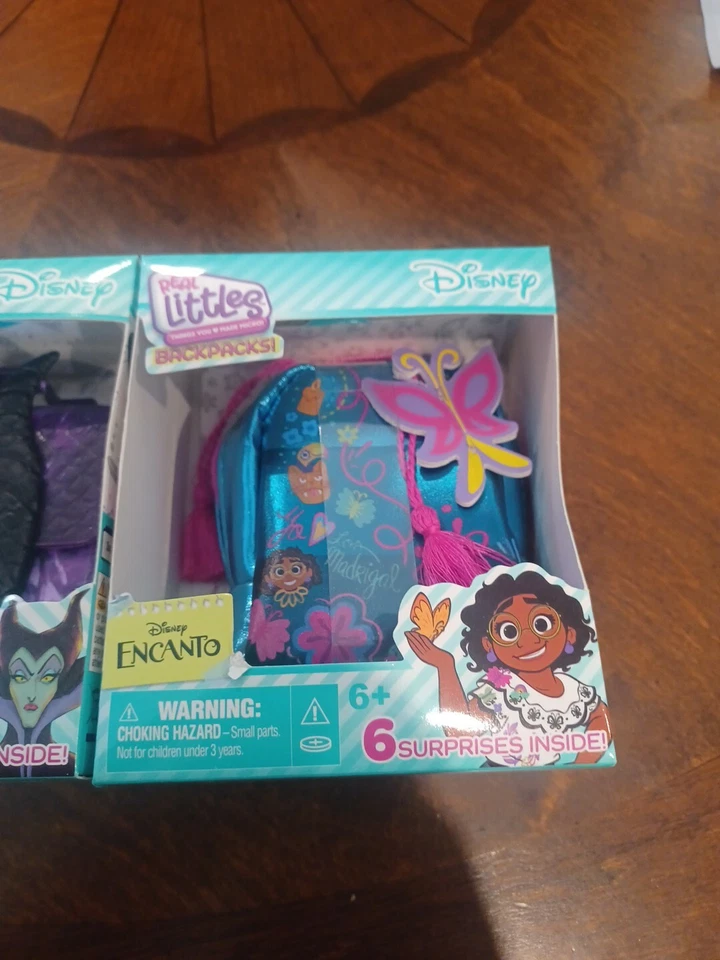 2 Real Littles Disney Handbags Backpacks Maleficent Encanto Mirabel LOT WOW LOOK — 第 3/3 张图片