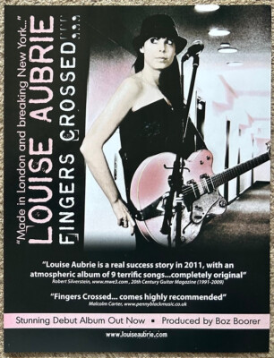 LOUISE AUBRIE - 2011 Full page UK magazine ad